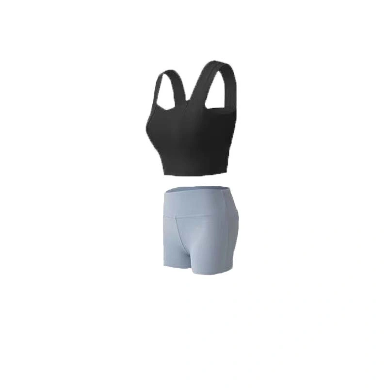 Customize High Quality Breathable Yoga Shorts & Vest