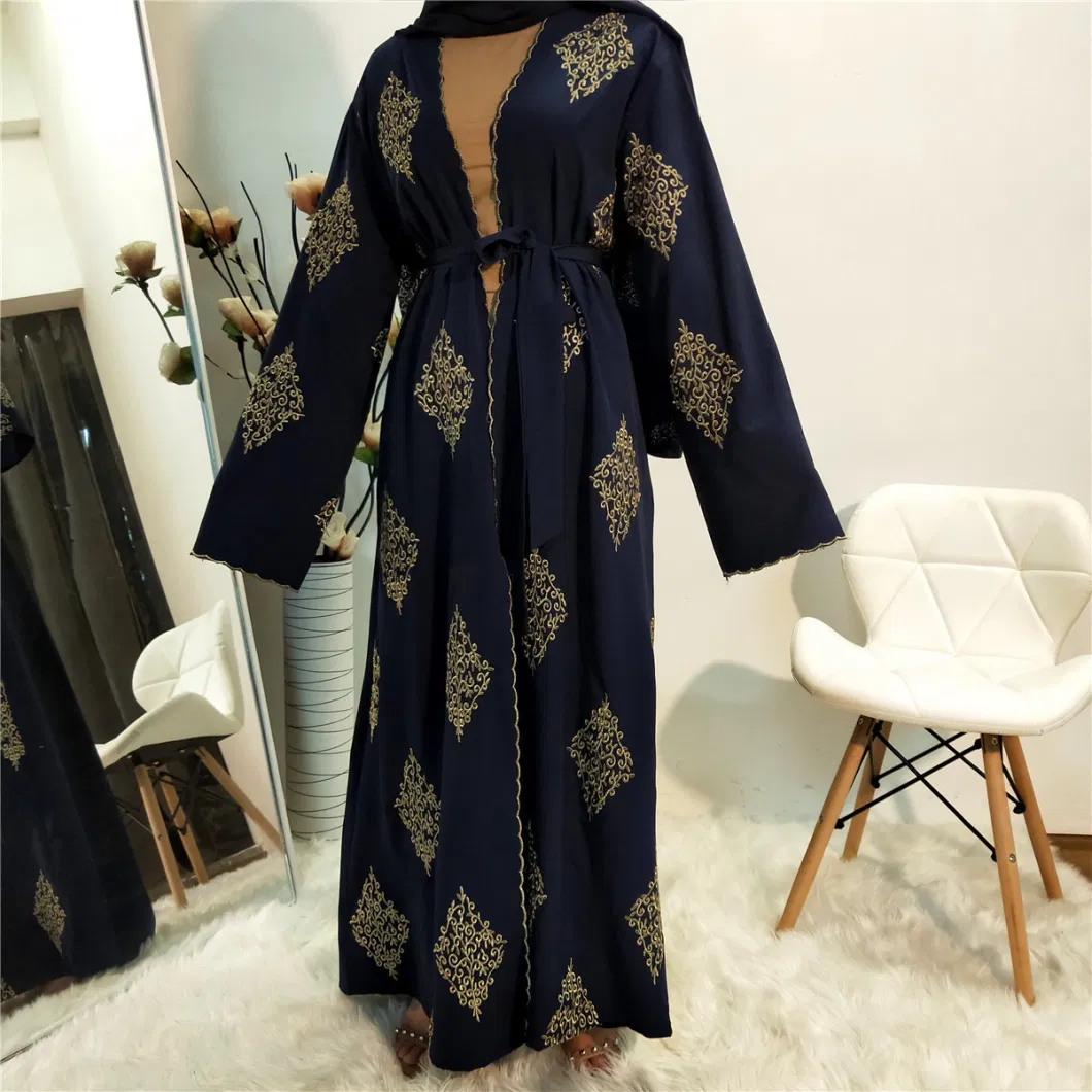 Weimei New fashion Islamic Abaya Black Women Longsleeve Hijab Dress Saudi Abaya Modest Clothes for Muslim